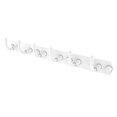 thumbnail image 2 of Allied Brass 1020-6-WHM Skyline Collection 6 Position Tie and Belt Rack Matte White, 2 of 3