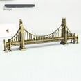 thumbnail image 3 of Maqueta del puente Golden Gate de San Francisco, artesanía en metal, souvenirs turísticos americanos decorativos, 3 of 6