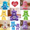 thumbnail image 2 of MINISO Carebears - Peluche de oso arcoíris azul con ojos parpadeantes y enojados, muñeco de peluche suave para dormir, regalo sorpresa para niños, bonitos regalos de cumpleaños, 2 of 5