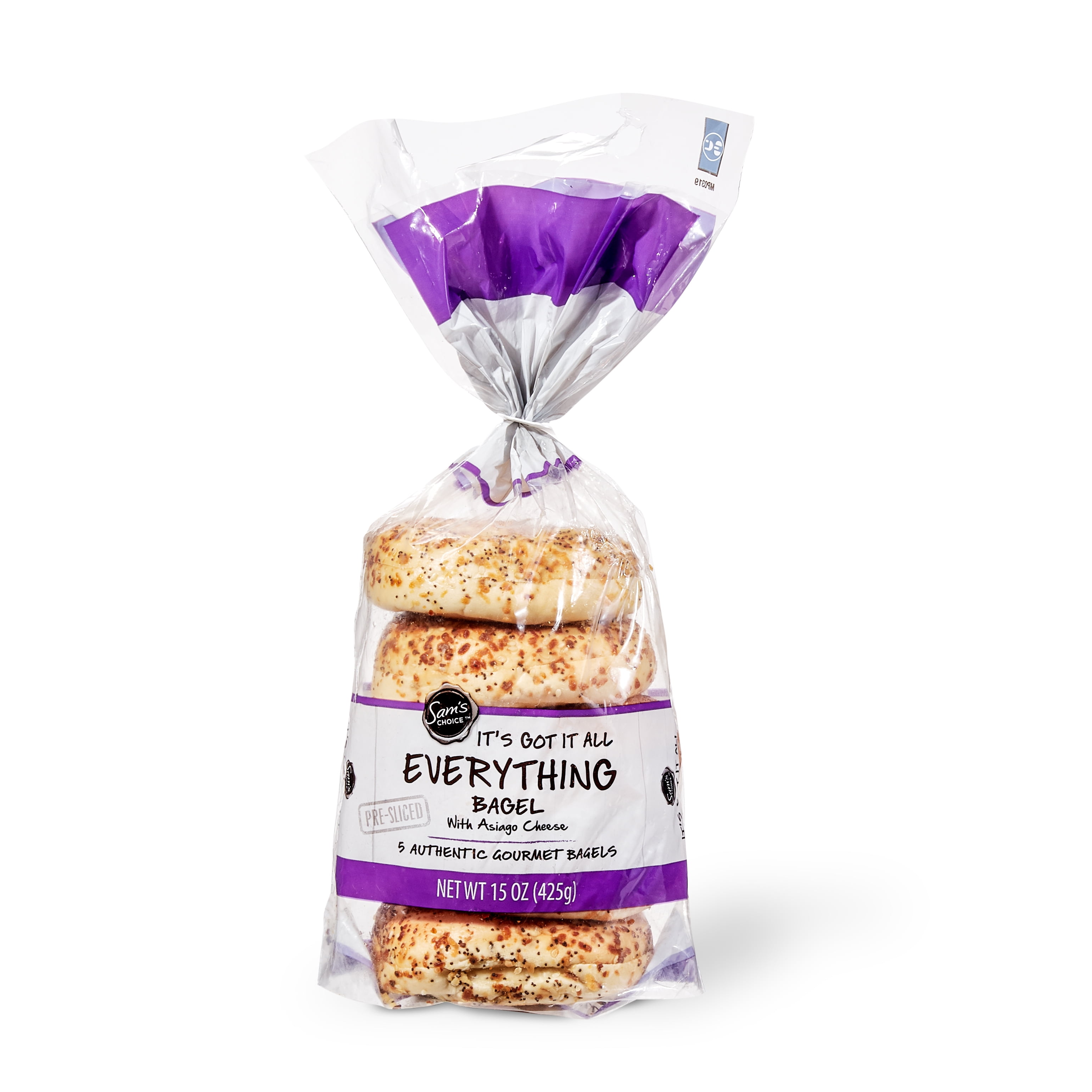 Sam's Choice Everything Bagel, 15 oz, 5 Count