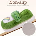 thumbnail image 3 of Women Cute Funny Crocodile Indoor Memory Sponge Home Slippers, Non-slip Waterproof Soles Fun Easter Mother's Day Gift（Size：9-10）, 3 of 6