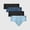 Teal Blue/Blue/Black, variant on Hanes Originals Premium Men's SuperSoft Briefs 4pk -Teal Blue/Blue/Black