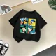 thumbnail image 3 of Marca Disney Family Summer Lively - Camiseta de algodón para niños, bonita camiseta de dibujos animados soleados para niño y niña, ropa informal de moda para niño, 3 of 5