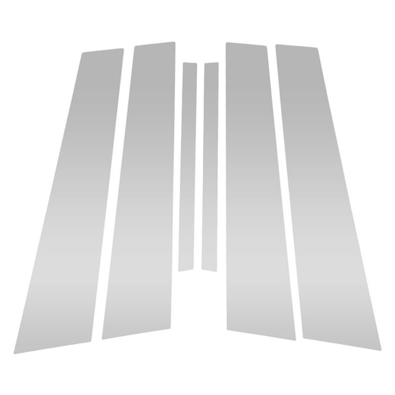 6 Pcs Front Rear Left Right Car Door Pillar Window Trim for Nissan Maxima 2016-2023 Anti Scratch Sticker Pillar Posts Cover Chrome Silver Tone