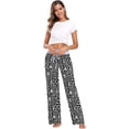 thumbnail image 4 of FREEAMG Festive Holiday Pajama Pants for Women Comfy Sleepwear Pants Pjs, 4 of 5