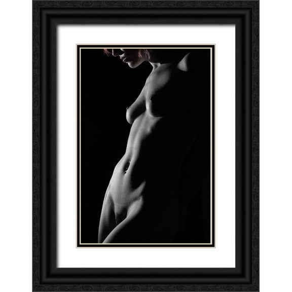 Zakka Bajjani, Jerome 11x14 Black Ornate Wood Framed with Double Matting Museum Art Print Titled - Morgana Fata