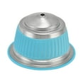 thumbnail image 4 of Ensemble de Café Rechargeable, Filtre à Café Réutilisable Robuste 7 Pcs/ensemble pour Bureau Bleu, Orange, Couleur Café, 4 of 8
