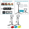 thumbnail image 2 of Luz de Video LED Gloria 5600K Regulable con Soporte Filtros, 2 of 8