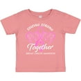 thumbnail image 3 of Inktastic Staying Strong Together with Pink Breast Cancer Ribbon Boys or Girls Baby T-Shirt, 3 of 5