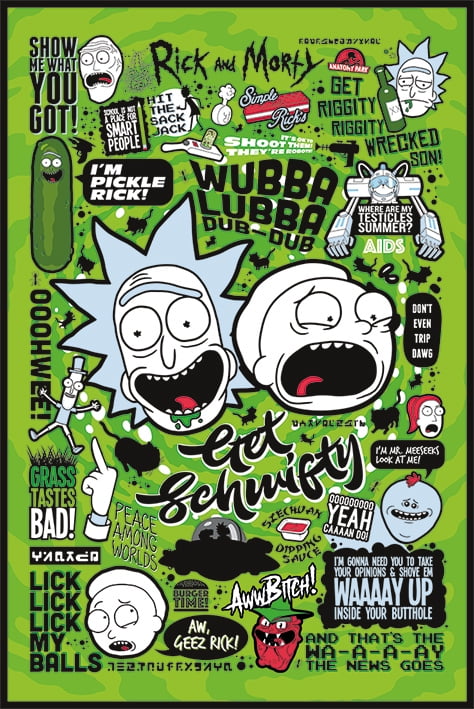 I Want to Believe Rick /& Morty Poster 24x36