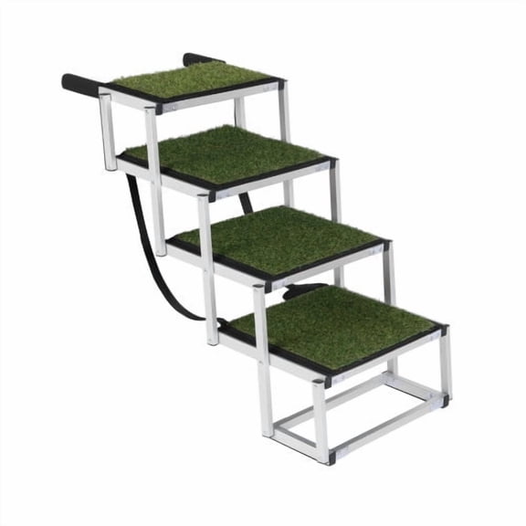HYCHIKA Foldable Pet Ramps with a Weight Capacity of Up to 250 Pounds.
