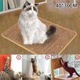 thumbnail image 3 of Duety Cat Scratching Mat, Tapetes Grandes de Sisal Natural, (30 40 Cm) Tapete de Garras para Moler Cat para Proteger Alfombras y Sofás Duraderos y Seguros No Dañarán las Patas de Cat, 3 of 9