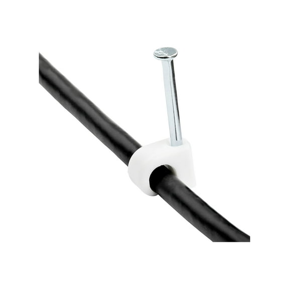 Startech 100 Pk M Cable Clips Wire Fasteners White Taa Cbmnmcc2