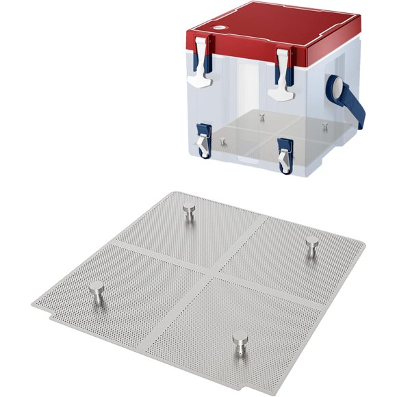 EIGTHTAIL Passoire de Châssis en Acier Inoxydable 304 pour Refroidisseur d'Eau RTIC Halftime 3 Gallons - Augmente la Zone de Filtration - Empêche l'Obstruction de la Sortie d'Eau - Facile à Installer - Accessoires fo