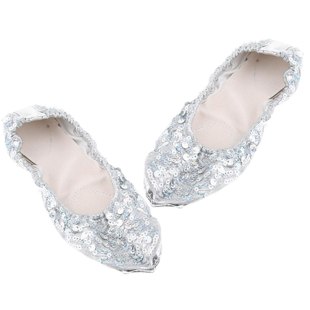 Chaussures de ballet antidérapantes avec semelles souples de danse