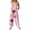AQ17_Pink, variant on Resicozy Christmas Linen Jumpsuits for Women Adjustable Strap Xmas Print Romper Pajama Plus Size Pajamas Holiday Overalls Dark Blue L