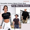 thumbnail image 4 of JASGOOD Pants Chains for Men Women Hip Hop Punk Jeans Chain Multi-layer Anti-Lost Wallet Chain Belts, 4 of 10