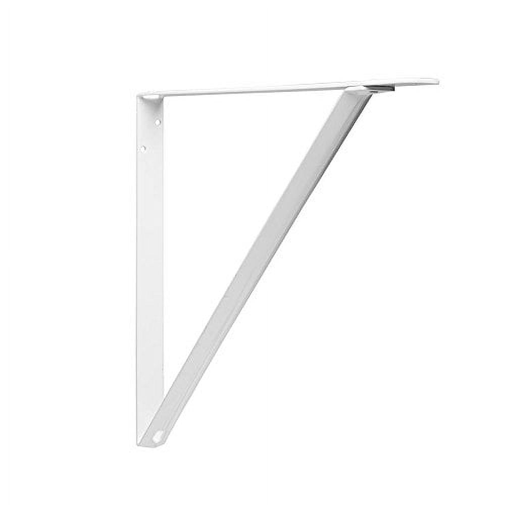 Knape & Vogt Fixed Shelf Bracket - Heavy-Duty, Galvanized - 1 Bracket, 19-Inch, Multicolor