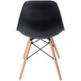 thumbnail image 2 of Plastic Molded Side Chair with Oak Legs, 2 of 3