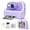 purple, variant on Kids Camera Instant Print Toys for Boys Girls Age 5-12, 1080P Dual Camera Print Selfie Photos Instant Camera for Kids, Christmas Birthday Gifts for Boys Age 4 5 6 7 8 9 10 Year Old-32GB Blue
