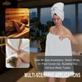 thumbnail image 4 of Beautynvta Towel Wrap for Women After Shower, Super Absorbent & Quick Dry Spa Bathrobes, Lightweight Wrap Towel Full Length, Adjustable Beach & Pool Bathrobe, 55''x31.5'', 4 of 6