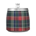 thumbnail image 7 of Yayeee Ashtray with Lid for Cigarette Smokeless Stainless Steel Home Ash Holder, Warm Tartan Mosaic, 7 of 7