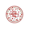 thumbnail image 2 of Valentine's Day Party Disposable Tableware Set Featuring Heart Design,Complete Set of Paper Plates Cups and Napkins for Festive Celebrations,Sturdy and Practical,Includes 20 x 7-inch Plates, 2 of 6