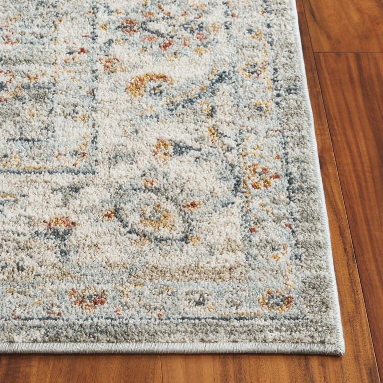 SAFAVIEH Avalon Malandra Floral Polyester Area Rug, Gray