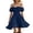 Navy, variant on Dvprdro Drop Shoulder Sleeveless Mini Dress for Women Tiered Ruffle Hem Loose Fit Summer Vacation