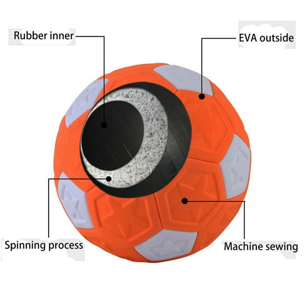 Balón de fútbol Curve Swerve alta visibilidad curva deportiva líneas de goma de fútbol tiro con truco balón de fútbol regalo para niños y niñas