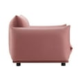thumbnail image 3 of Modway Copious Performance Velvet Armchair in Dusty Rose, 3 of 7