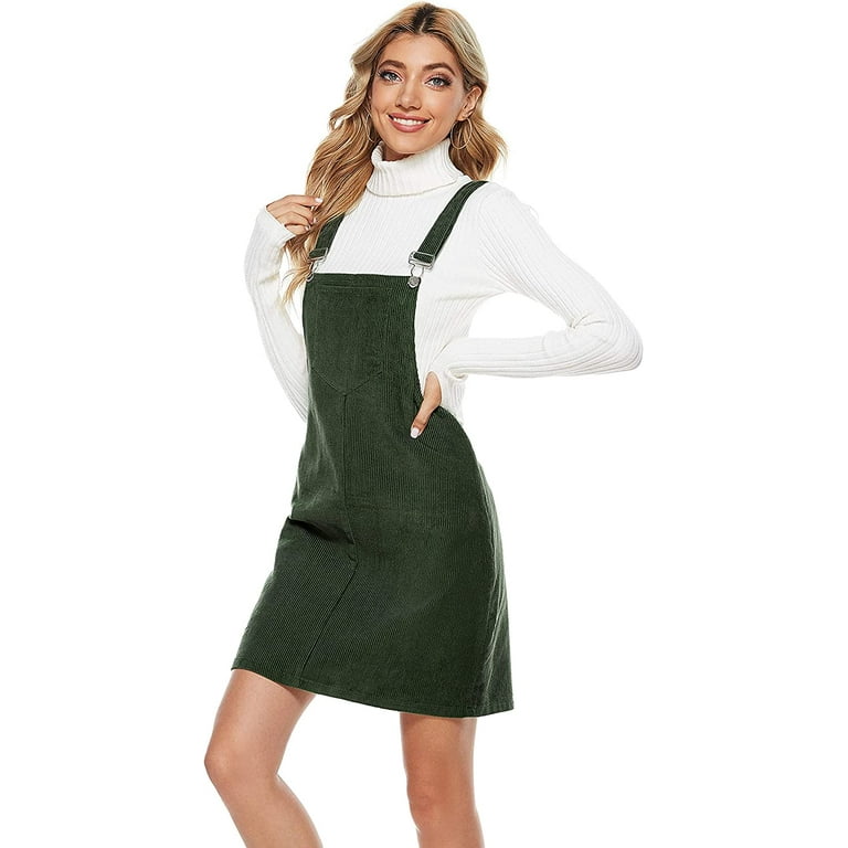 Women's corduroy top jumper dress