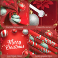 thumbnail image 2 of Decorative Design Merry Christmas Banner Festive Theme Hanging Ornaments Holiday Decoration for Indoor Celebration Party Event, 2 of 9