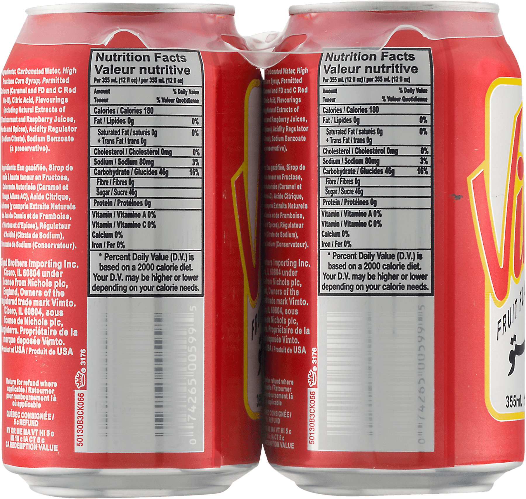 Vimto Sparkling Fruit Drink 4x6 Pk 11 2oz Red Can Walmart Com Walmart Com