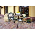 thumbnail image 4 of 18" x 18" Simply Daisy Halloween Spooky Checks Polyester Indoor/Outdoor Pillow, Black Qty 1, 4 of 6