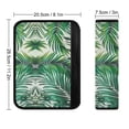 thumbnail image 3 of WYYP Palm Leaf Car Seat Belt Pad Cover Car Interior Decor Ideal for Car Interior Accessories 1Pcs, 3 of 5