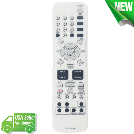 RCR 192 AD2 Replacement Remote Control for RCA DVD Home Theater System RTD317