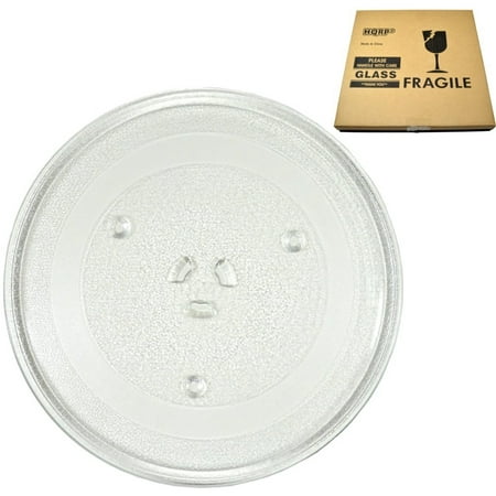 HQRP 10-inch Glass Turntable Tray for Magic Chef 2036 203600 MCB770 MCB770B MCB770W MCB780 MCB780W MCD760 MCD760W MCD770 MCD770RW MCD770ST1 MCD790 Microwave Oven Cooking Plate 255mm + HQRP