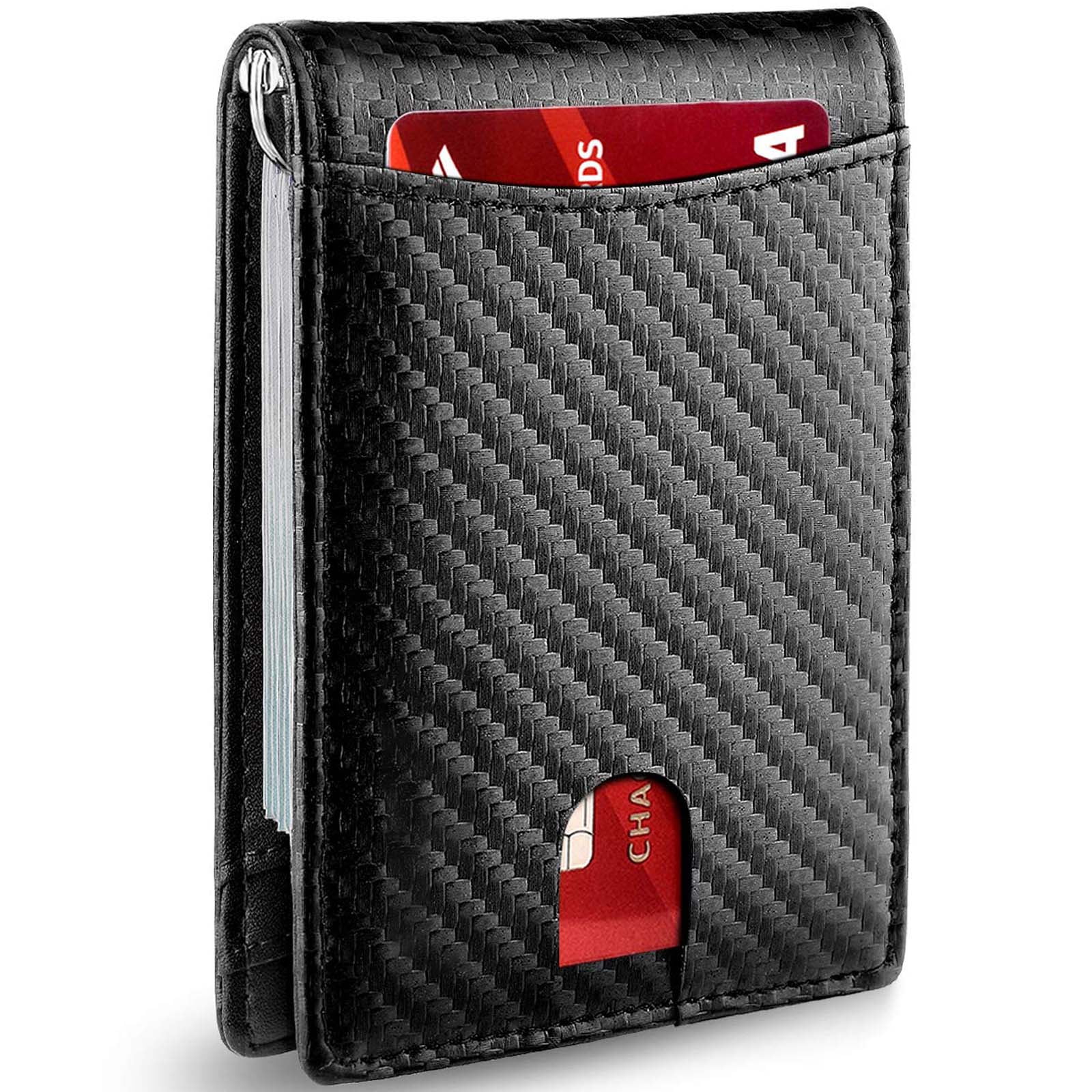 Slim Front Pocket RFID Blocking Wallet For Daily Use Mens Minimalist Wallets