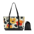 thumbnail image 7 of FORMRS Canvas Laptop Tote Bag for Women with 15.6" Computer Compartments Shoulder Handbag, Floral Pattern, 7 of 7