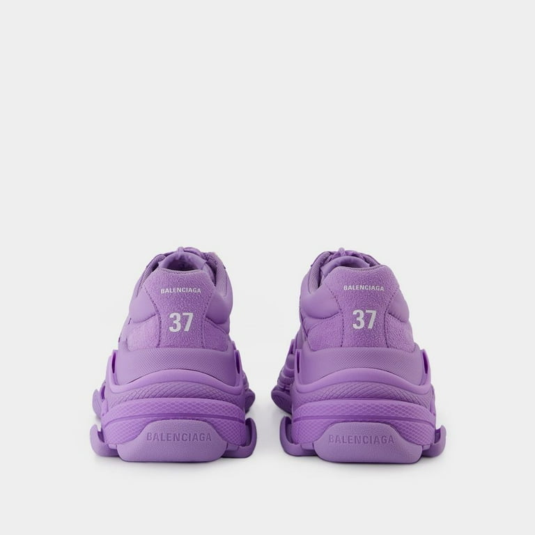 Balenciaga Female Triple S Sneakers Nylon Lilac Purple Sizes EU 34 50 2 3 Walmart