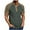Army Green, variant on Kaemgyyd Men's Henley Shirts Lightweight Short Sleeve Casual Basic Tee Comfort Fashion Color Block Button Muscle T-Shirt