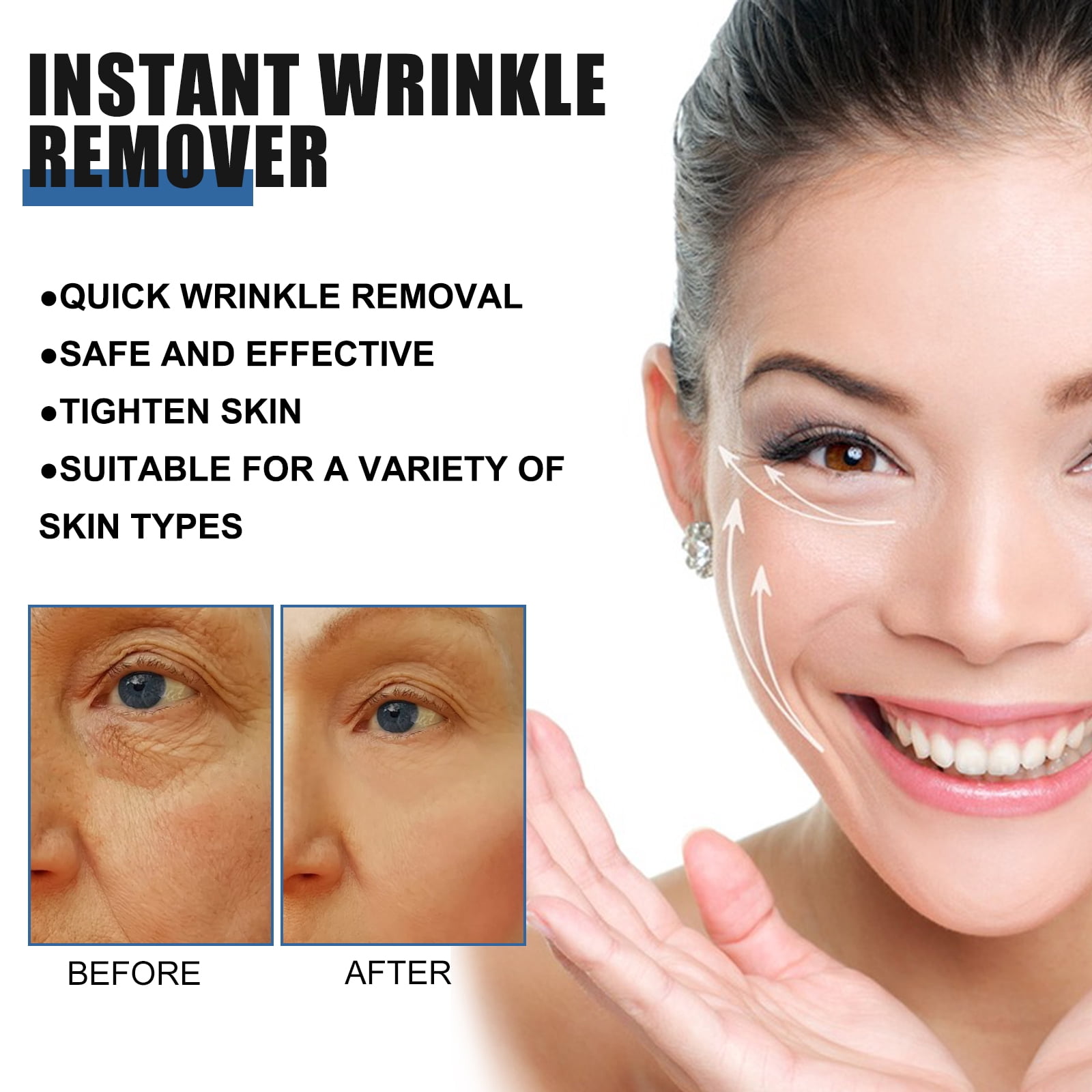 Alvantor Retinol Face Cream 5 Seconds Anti-Wrinkle, Instant Firming & Lifting Moisturizer for Fine Lines, Under Eye Puffiness, 1fl.oz