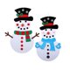 thumbnail image 2 of Fieltro Navidad muñeco de nieve pegatinas DIY Año Nuevo regalo niños juguetes decoraciones navideñas, 2 of 6