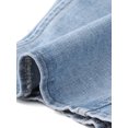 thumbnail image 3 of INSPIRE CHIC Women's Denim Vest V Neck Button Down Casual Jean Waistcoat Sleeveless Jakcet L Light Blue, 3 of 4