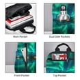 thumbnail image 4 of Naloa Northern Lights Print Lightweight DayBackpack Suitable for school, work, shopping, travel, etc., 4 of 5