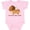 AD-Pink, variant on Inktastic Dachshund Hot Dog Funny Boys or Girls Baby Bodysuit