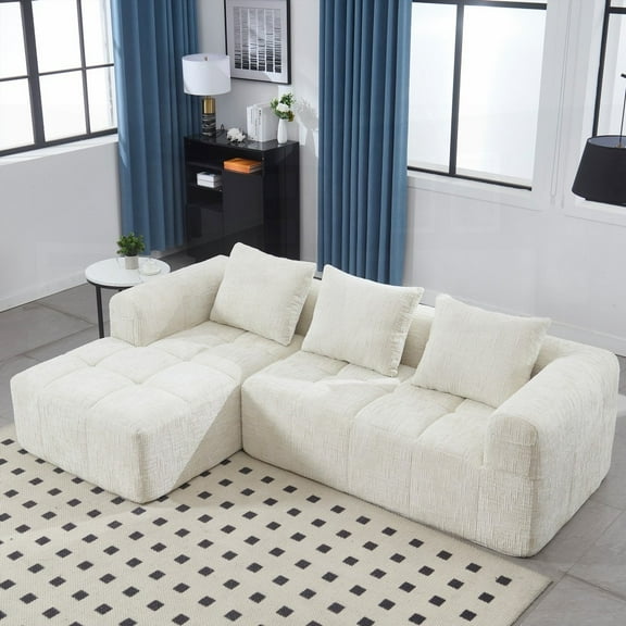Discover the 98.42-inch modular sectional sofa by UNITED WE WIN! With Chenille & deep sitting space.