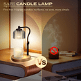 thumbnail image 6 of Candle Warmer Lamp with Timer Dimmer Adjustable Height for New Home Decor, Birthday Gifts for Women,Candle Warmer for Women Mom Christmas Mother's Day Gfit, Amber, 6 of 7