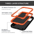 thumbnail image 3 of iPhone 14 Plus / iPhone 15 Plus Case Cover Dual  Layer Rugged / Heavy Duty / Shockproof 6.7" Orange, 3 of 7